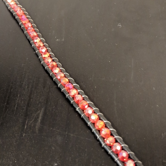 H2Z Red Crystal Wrap Bracelet - Picture 5 of 6